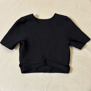VENUS Black Swim Surf Top